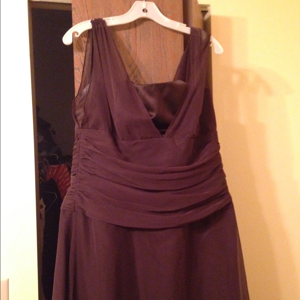 After six formal espresso colored dress